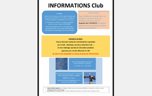 reunion de rentrée! informations et projets