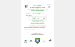 Concours salle 2x18m BELLEVILLE SUR LOIRE