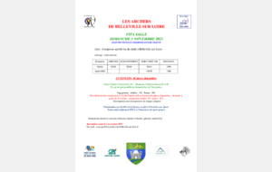 Concours FITA salle BELLEVILLE SUR LOIRE