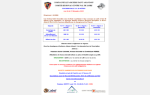 Concours salle 2x18m SAINT AMAND MONTROND