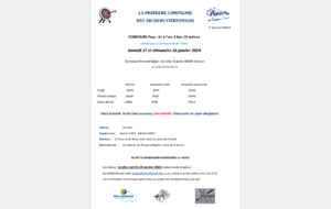 Concours salle 2x18m VIERZON 1ERE