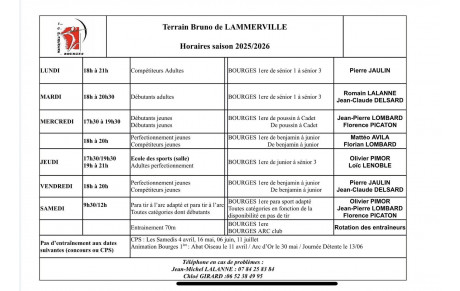 planning exterieur